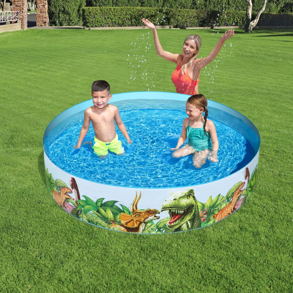 Bērnu baseins Bestway Dinozauri 183 x 38 cm